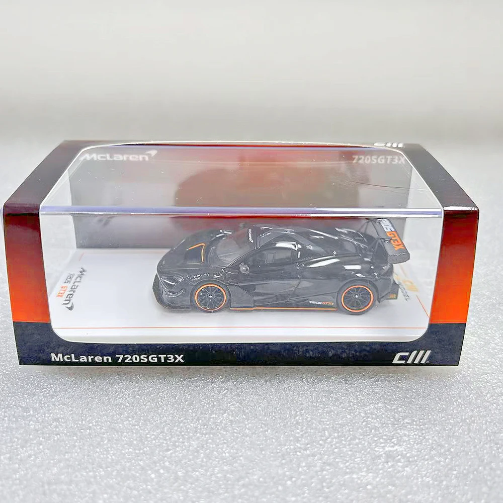 CM MODEL 1/64 McLaren 720SGT3X Diecast Black Car Model For Collection
CM MODEL 1/64 McLaren 720SGT3X Diecast Black Car Model For Collection