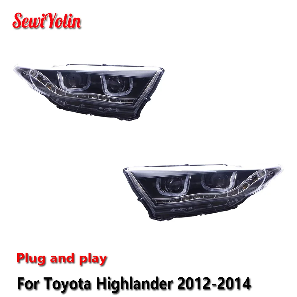 Car LED Headlight Light Assemblies For Toyota Highlander 2012-2014 Auto Fog DRL Brake Turn Signal Lamp Plug and Play
Car LED Headlight Light Assemblies For Toyota Highlander 2012-2014 Auto Fog DRL Brake Turn Signal Lamp Plug and Play