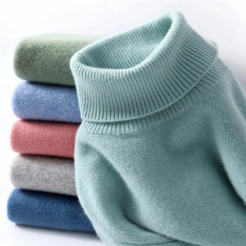 Knit Sweater Men Clothing 's Turtleneck Pullover Loose Casual Business Pure Wool Knitted Man Top Ropa Hombre
Knit Sweater Men Clothing 's Turtleneck Pullover Loose Casual Business Pure Wool Knitted Man Top Ropa Hombre