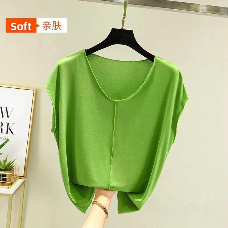 Вязаный жилет из модала Svel V-Ne, свободный крой, тонкий топ для похудения, базовый слой для женщин, летний сезон, липень, бренд оленя
Вязаный жилет из модала Svel V-Ne, свободный крой, тонкий топ для похудения, базовый слой для женщин, летний сезон, липень, бренд оленя