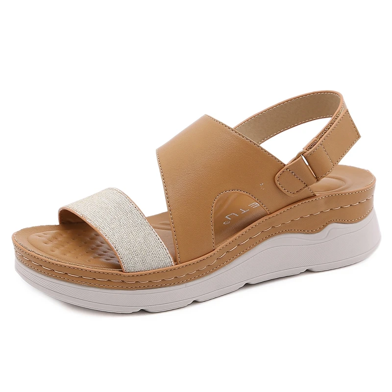 Summer Women Sandals Women's Lightweight Wedge Heels Sandals Ladies Casual Soft Beach Sandals Slip On Open Toe Walking Shoes
Summer Women Sandals Women's Lightweight Wedge Heels Sandals Ladies Casual Soft Beach Sandals Slip On Open Toe Walking Shoes