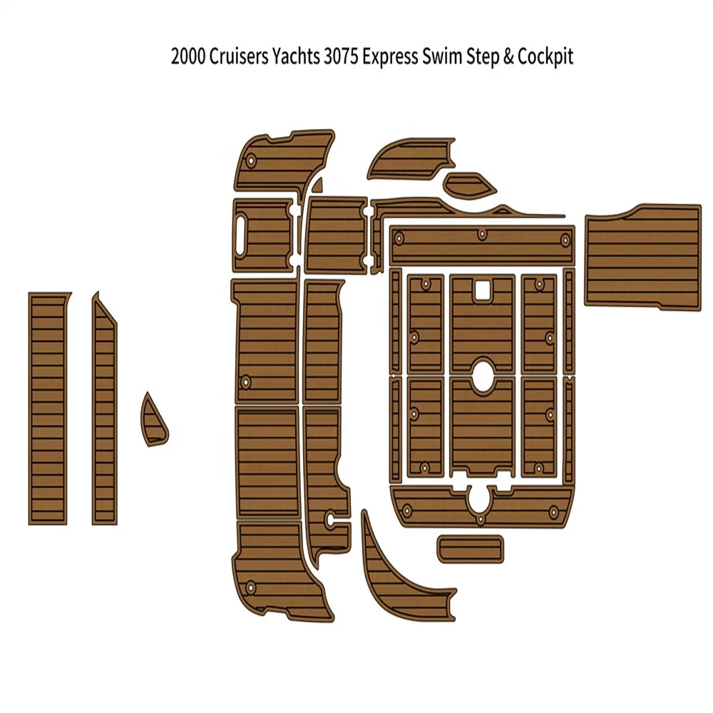 2000 Cruiser Yachts 3075 Express Swim Platform Cockpit Pad Boat EVA Teak Floor
2000 Cruiser Yachts 3075 Express Swim Platform Cockpit Pad Boat EVA Teak Floor