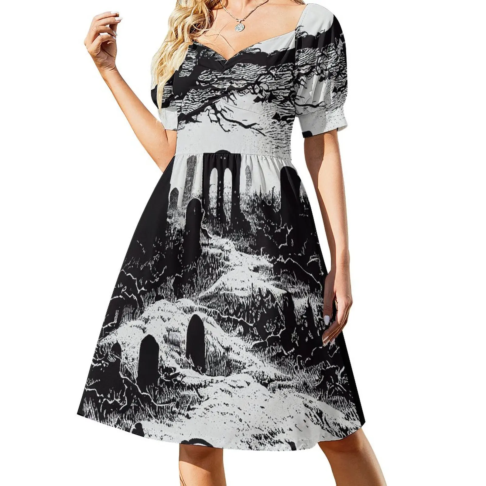 Haunted Graveyard 2 Short-Sleeved Dress prom dresses Casual dresses luxury dresses
Haunted Graveyard 2 Short-Sleeved Dress prom dresses Casual dresses luxury dresses