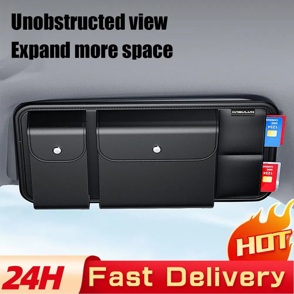 Multifunctional Sun Visor Glasses Holder Car Storage Box Document Storage For Car Sunglasses Holder Box Car Storage Tool K1D3
Multifunctional Sun Visor Glasses Holder Car Storage Box Document Storage For Car Sunglasses Holder Box Car Storage Tool K1D3