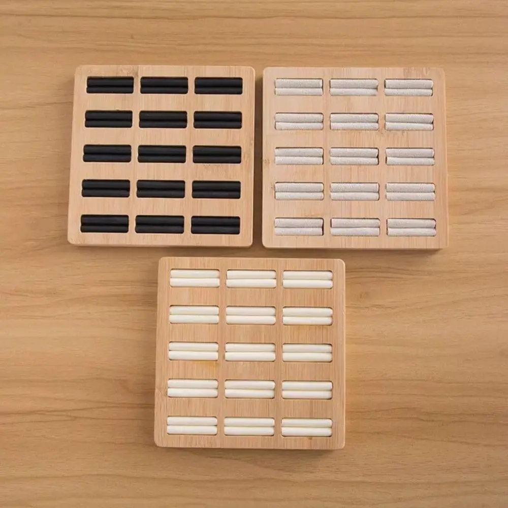 15 Grids Ring Storage Tray Wooden Exquisite Design Jewelry Display Rack Display Plate Support Stand Jewelry Earrings Organizer
15 Grids Ring Storage Tray Wooden Exquisite Design Jewelry Display Rack Display Plate Support Stand Jewelry Earrings Organizer