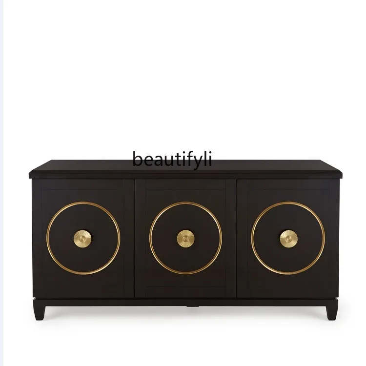 American rural light luxury solid wood porch cabinet dining side cabinet classical storage cabinet living room
American rural light luxury solid wood porch cabinet dining side cabinet classical storage cabinet living room