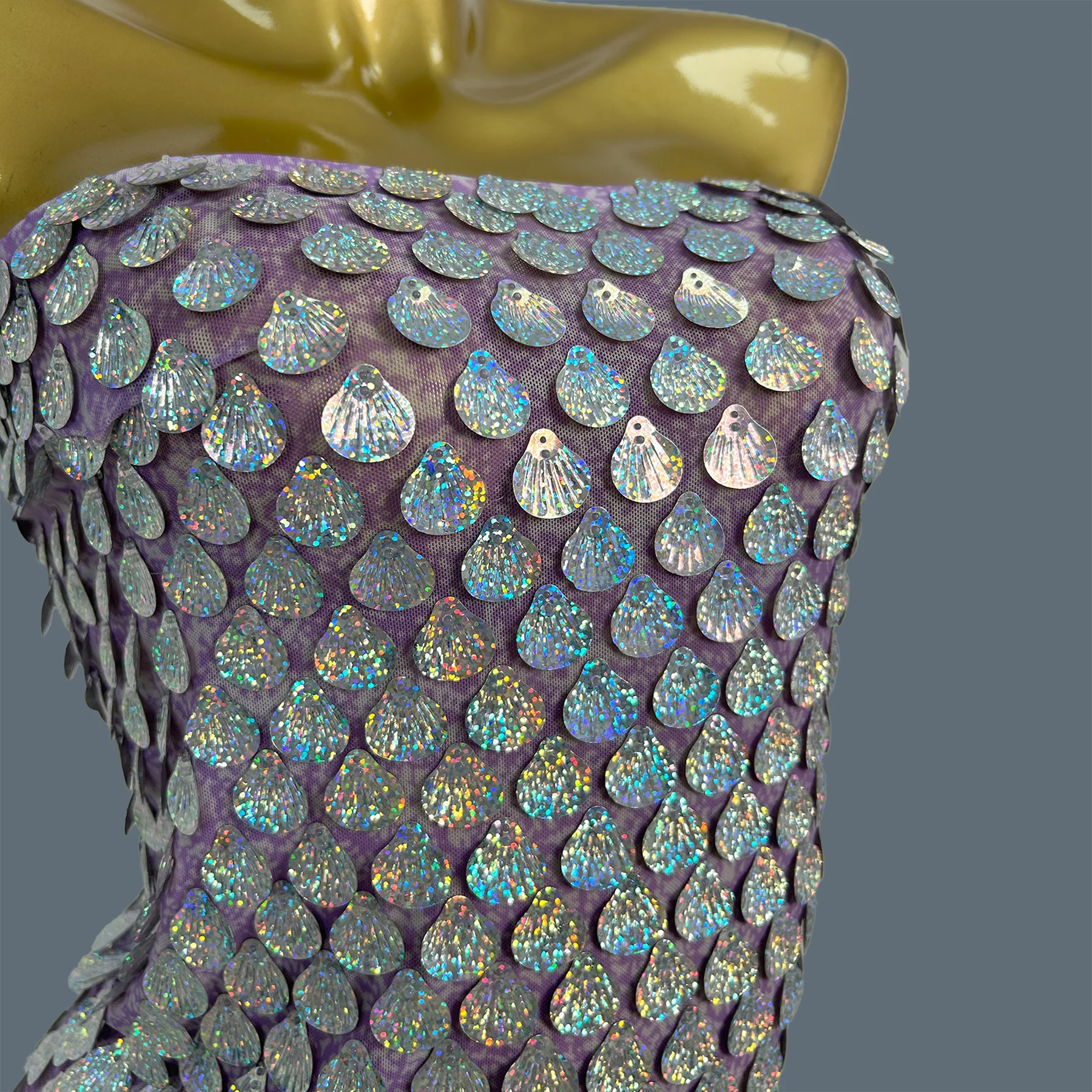 Theme Party Strapless Evening Dress Colorful Sequins Long Dress Bar Elegant Glamorous High Side Slits Formal Gown Beikemoxiong
Theme Party Strapless Evening Dress Colorful Sequins Long Dress Bar Elegant Glamorous High Side Slits Formal Gown Beikemoxiong