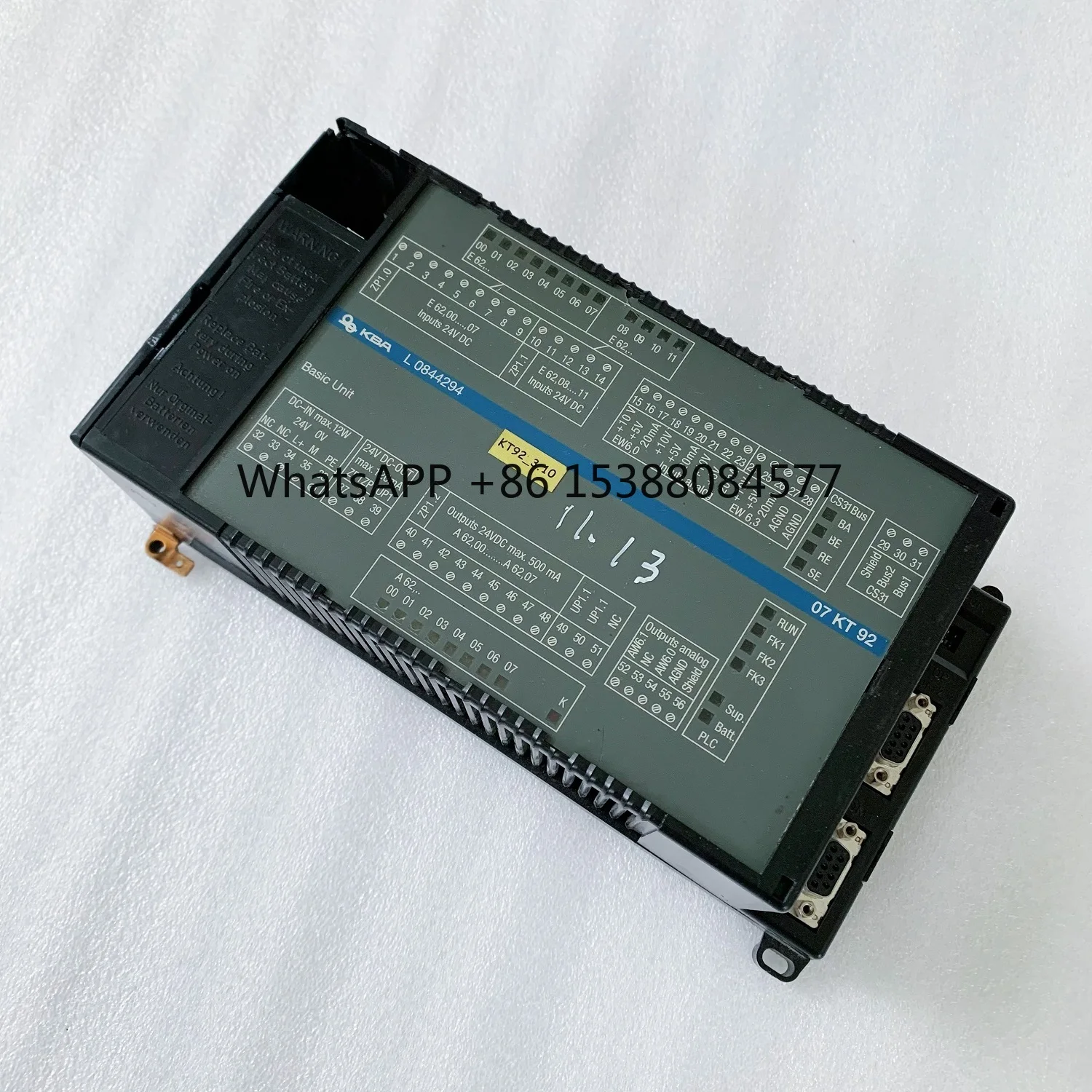 L0844294 Drive Unit 07KT92 Modul Suit GJR5250500R3902 07KT92 for KBA Offset Printing Press Spare Part
L0844294 Drive Unit 07KT92 Modul Suit GJR5250500R3902 07KT92 for KBA Offset Printing Press Spare Part