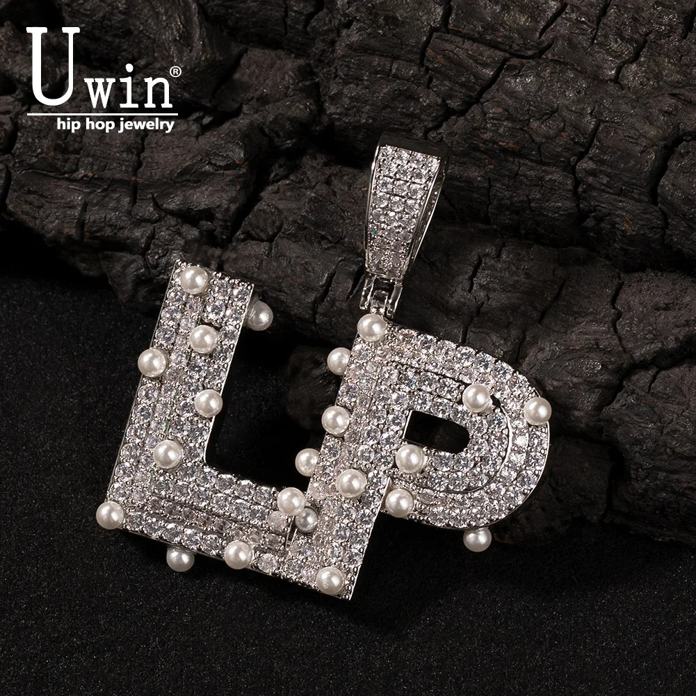 Uwin Custom Pearl Nameplate Pendant Necklace Micro Paved Out Cubic Zircon Initial letters Numbers Luxury Gift HipHop Jewelry
Uwin Custom Pearl Nameplate Pendant Necklace Micro Paved Out Cubic Zircon Initial letters Numbers Luxury Gift HipHop Jewelry