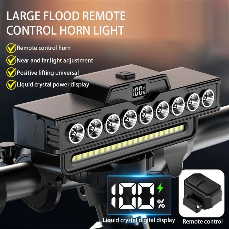 A37Q-Bicycle Front+Rear+Gas Nozzle Light Set 9 LED Rechargeable Mountain Bike Horn Light Bike Flashlight Bicycle Accessories
A37Q-Bicycle Front+Rear+Gas Nozzle Light Set 9 LED Rechargeable Mountain Bike Horn Light Bike Flashlight Bicycle Accessories