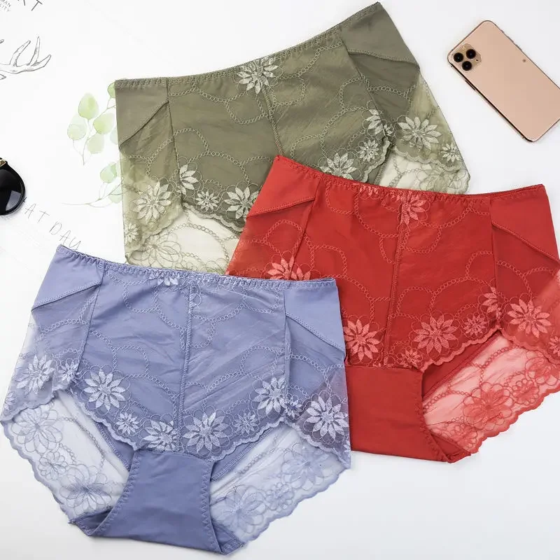 Pure Cotton Underwear Women's Hip Lift Large Size Lace Underwear Fat MM 85kg 60 Noble Cotton Sexy High Waist Women's Underwear
Pure Cotton Underwear Women's Hip Lift Large Size Lace Underwear Fat MM 85kg 60 Noble Cotton Sexy High Waist Women's Underwear