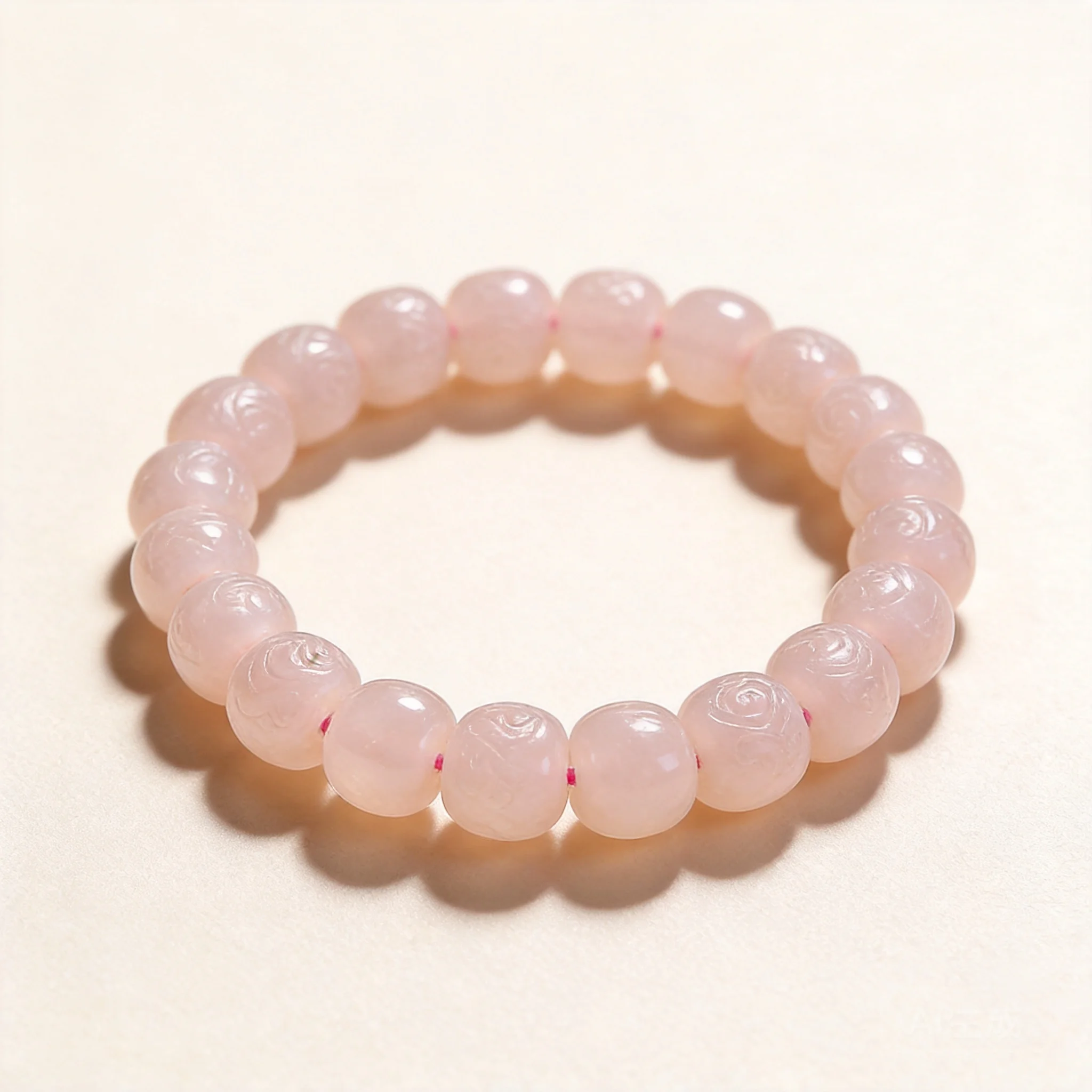 Natural Chinese Style Lucky Blessing Hetian Jade Light Pink 7*8mm 9*10mm Barrel Beads Single Strand Bracelet Minimalist Elegant
Natural Chinese Style Lucky Blessing Hetian Jade Light Pink 7*8mm 9*10mm Barrel Beads Single Strand Bracelet Minimalist Elegant