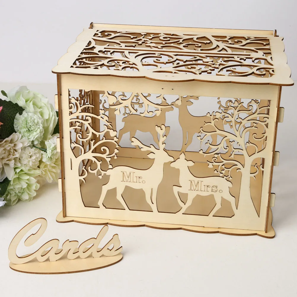 1pc Wooden Greeting Hollow Design Receiving Box For Gift Envelope Storage Wooden Wedding Case Wedding Party Cards Box Wood Name
1pc Wooden Greeting Hollow Design Receiving Box For Gift Envelope Storage Wooden Wedding Case Wedding Party Cards Box Wood Name