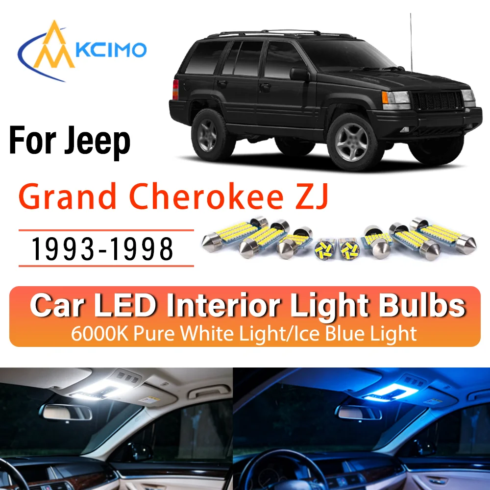 For Jeep Grand Cherokee ZJ 1993-1998 Persistent Glow LED Interior Light Kit Replacement Dome Map Trunk Cabin Lamps Upgrade
For Jeep Grand Cherokee ZJ 1993-1998 Persistent Glow LED Interior Light Kit Replacement Dome Map Trunk Cabin Lamps Upgrade