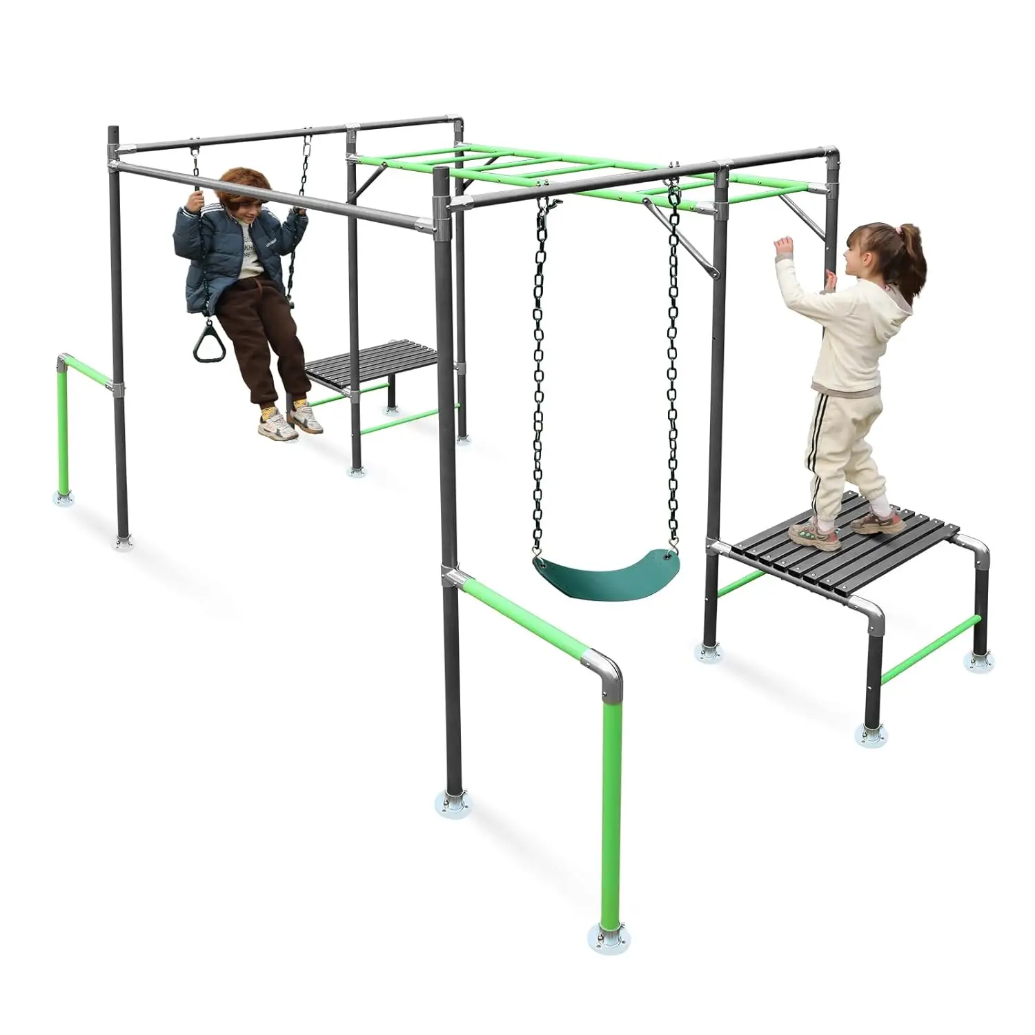 Уличный спортивный комплекс для детей: турник, трапеция, гимнастический пояс, качели, стальная рама, для двора и сада, на заказ
Уличный спортивный комплекс для детей: турник, трапеция, гимнастический пояс, качели, стальная рама, для двора и сада, на заказ