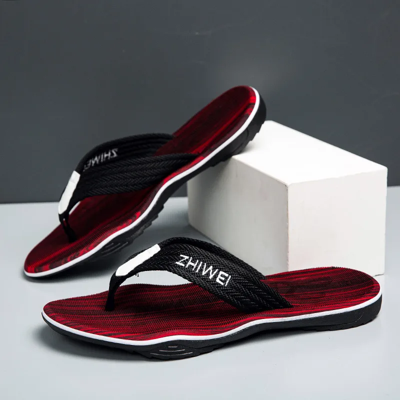 Summer Red Flip Flops Man Fashion Designer Soft Mens House Shoes Non-Slip Lightweight Indoor Slippers For Men pantoufle homme
Summer Red Flip Flops Man Fashion Designer Soft Mens House Shoes Non-Slip Lightweight Indoor Slippers For Men pantoufle homme