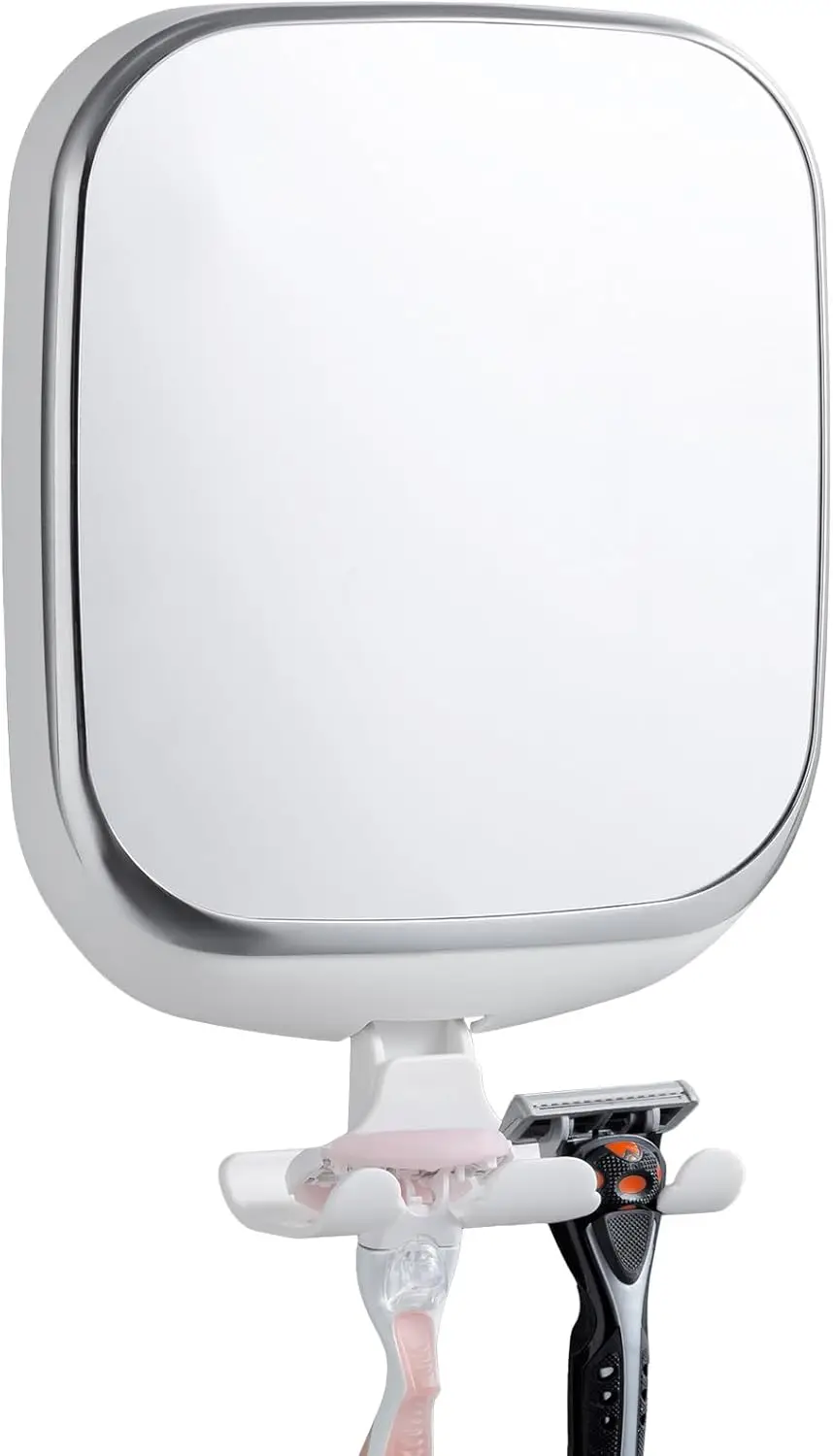 Shower Mirror Fogless for Shaving, Anti Fog Shaving Mirror with Razor Holder NO-Drilling,Removable,Shatterproof & Waterproof,Wal
Shower Mirror Fogless for Shaving, Anti Fog Shaving Mirror with Razor Holder NO-Drilling,Removable,Shatterproof & Waterproof,Wal