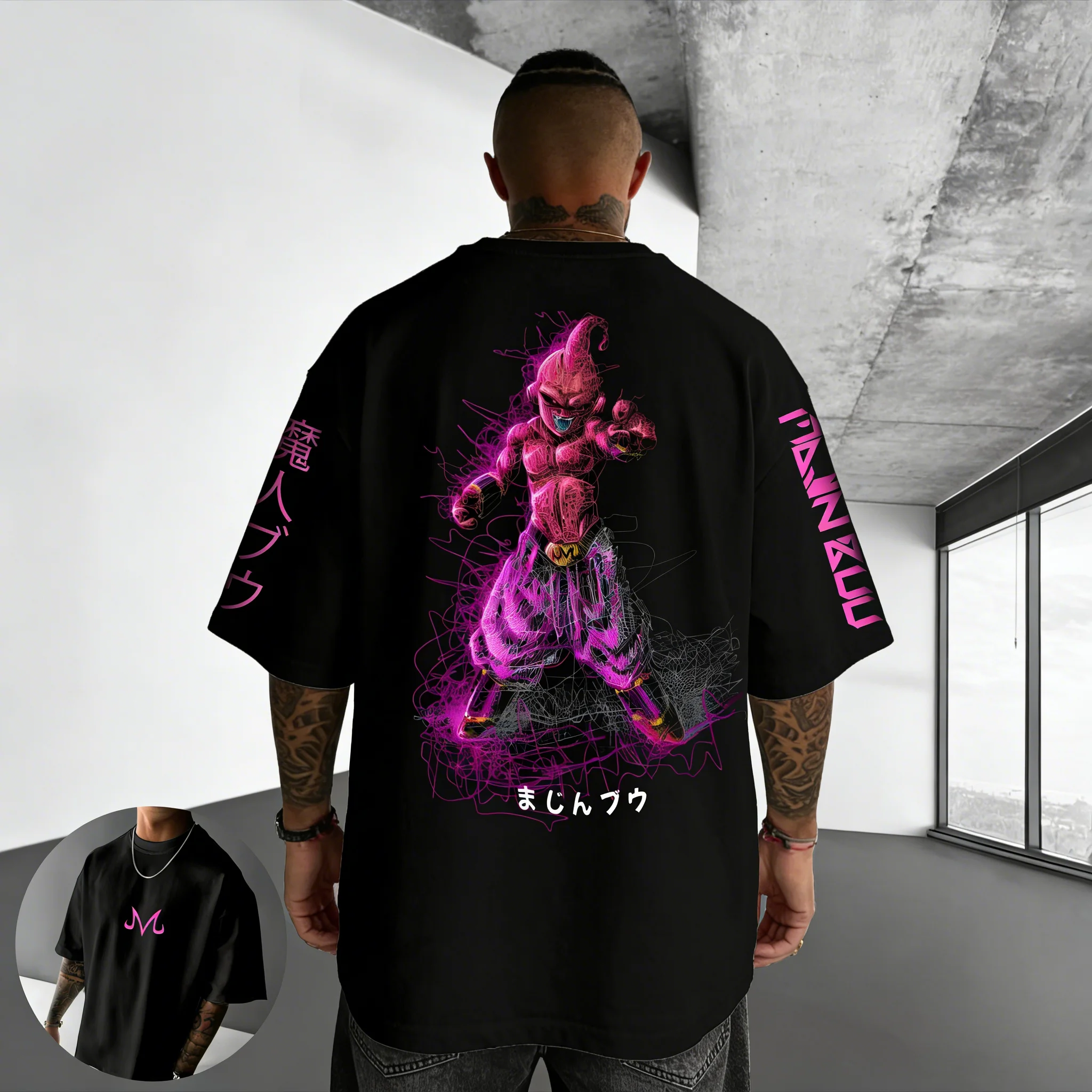 Dragon Ball Anime T-shirt 2026 Summer New Majin Buu Print Men and Women Harajuku Loose Casual Parent-child Short Sleeved Shirt
Dragon Ball Anime T-shirt 2026 Summer New Majin Buu Print Men and Women Harajuku Loose Casual Parent-child Short Sleeved Shirt