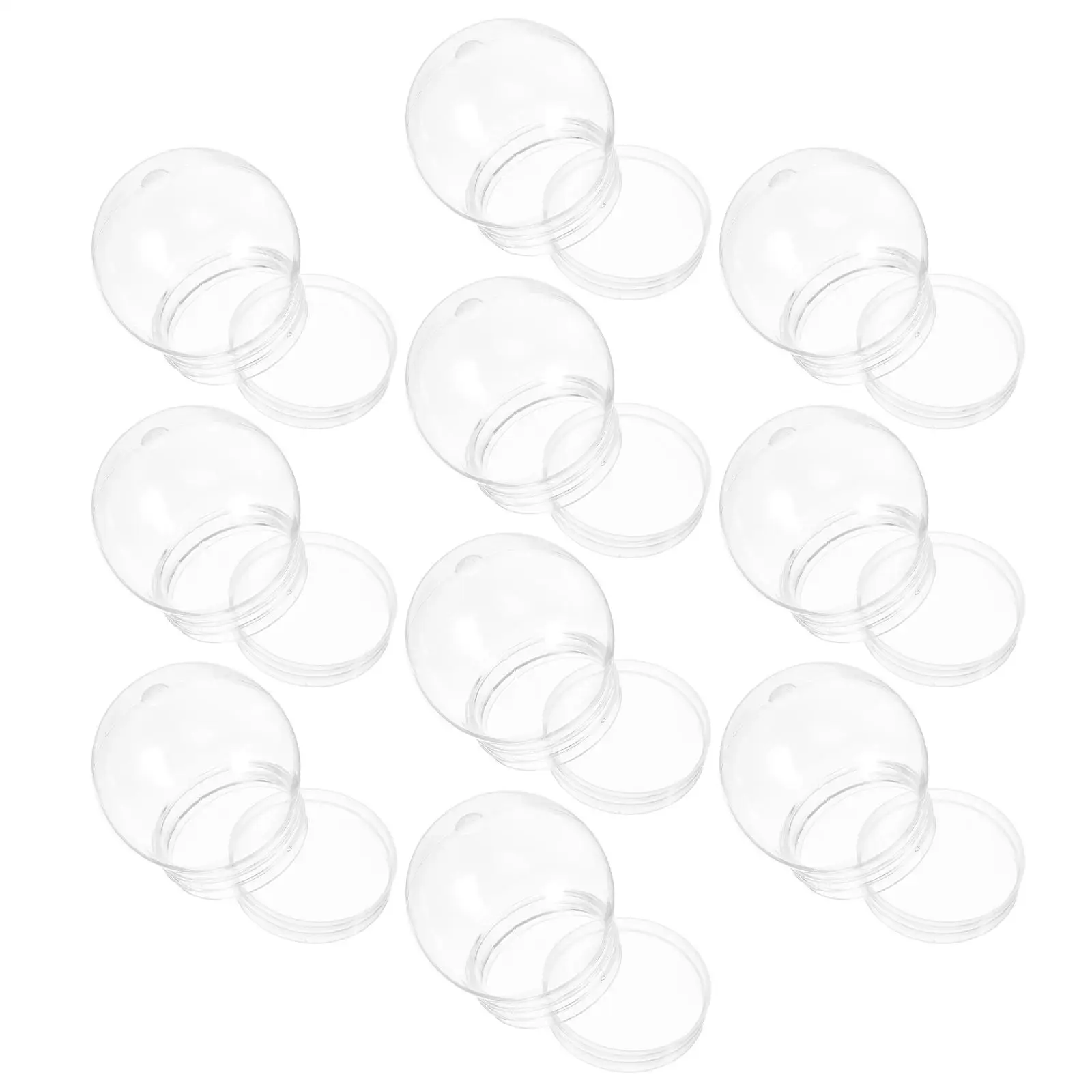 10 Pcs Clear Plastic Snow Globe Round Water Globes Empty DIY Supplies Christmas Decor Ball Shape Crafts Making
10 Pcs Clear Plastic Snow Globe Round Water Globes Empty DIY Supplies Christmas Decor Ball Shape Crafts Making