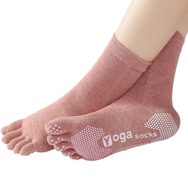 Yoga Socks Anti Slip Professional Women's Five Finger Socks Beginner Sports Fitness Training Dance Socks Deportiva Mujer Gym
Yoga Socks Anti Slip Professional Women's Five Finger Socks Beginner Sports Fitness Training Dance Socks Deportiva Mujer Gym