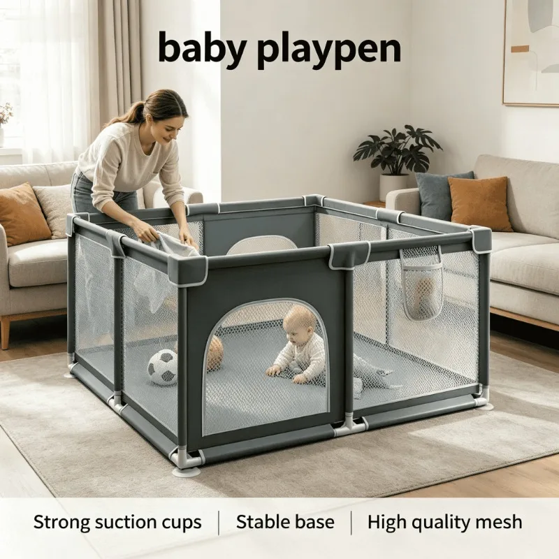 Indoor Outdoor Portable Foldable Safety Toddler Fence Play Mat Nursery Home Travel Playground Infantil Baby Playpen Play Yard
Indoor Outdoor Portable Foldable Safety Toddler Fence Play Mat Nursery Home Travel Playground Infantil Baby Playpen Play Yard