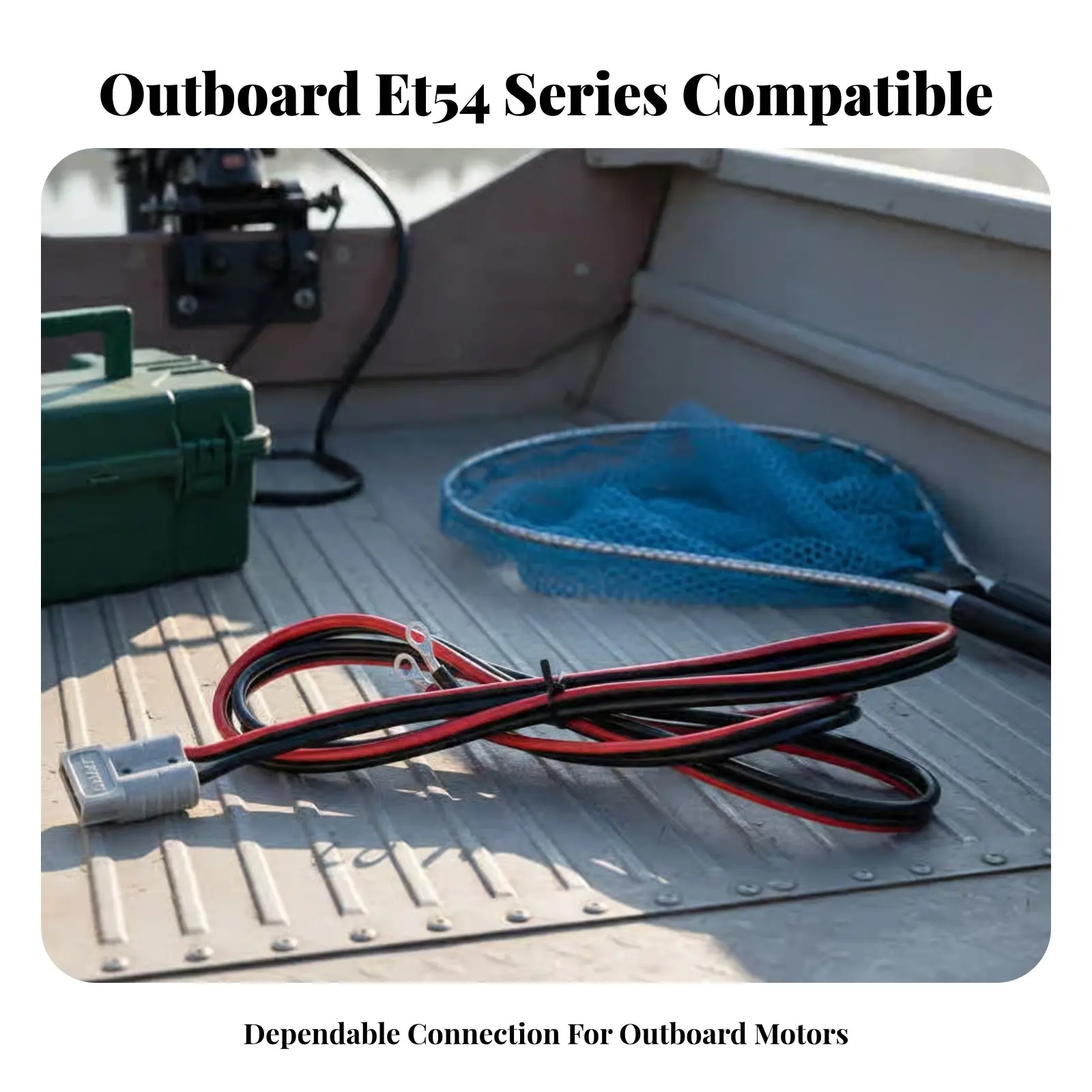 Outboard engine Power wire Plug-in Design aquatic Battery Connection wire Waterproof Easy Installation for Boaters, Fishermen
Outboard engine Power wire Plug-in Design aquatic Battery Connection wire Waterproof Easy Installation for Boaters, Fishermen