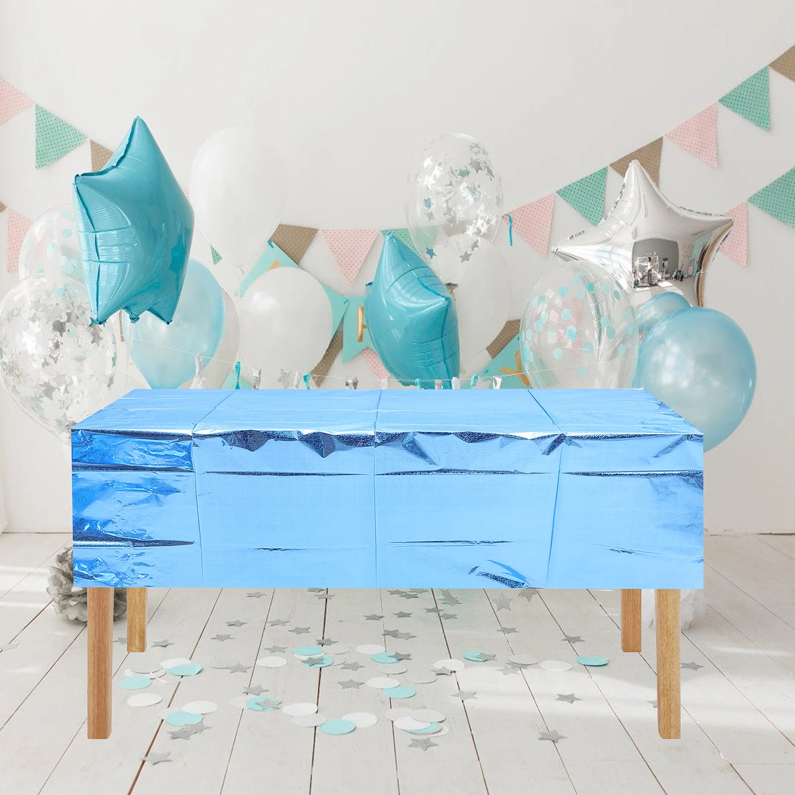 4pcs Shiny Disco Tablecloth 137x274cm Rectangle Cover Runner PE Material Easy Clean Glitter Table for Festive
4pcs Shiny Disco Tablecloth 137x274cm Rectangle Cover Runner PE Material Easy Clean Glitter Table for Festive