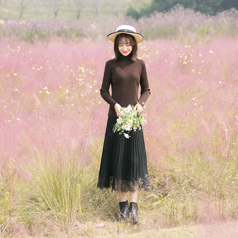 Длинный вязаный свитер для похудения с высоким воротником, осенне-весенний, модный, удобный, из глюшифона
Длинный вязаный свитер для похудения с высоким воротником, осенне-весенний, модный, удобный, из глюшифона