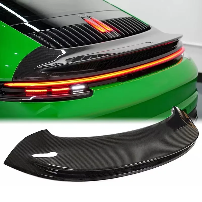911 992 Carrera 2019-2023 Single Roof DRY CARBON FIBER Rear Trunk Spoiler Wing Lip
911 992 Carrera 2019-2023 Single Roof DRY CARBON FIBER Rear Trunk Spoiler Wing Lip