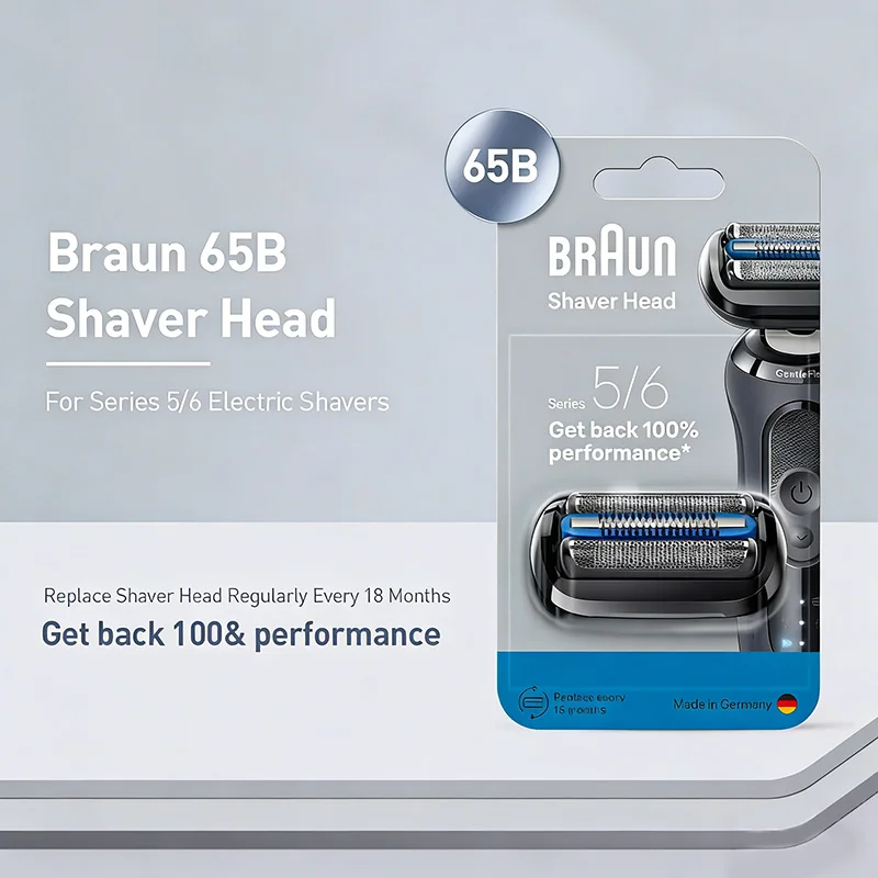Braun Ultra-Thin Electric Shaver Head Suitable For 52-A1200s 52-W4000cs 52-W1320vs 52-A7200cc 52-M00001s 53-A10011s 53-A10012s
Braun Ultra-Thin Electric Shaver Head Suitable For 52-A1200s 52-W4000cs 52-W1320vs 52-A7200cc 52-M00001s 53-A10011s 53-A10012s