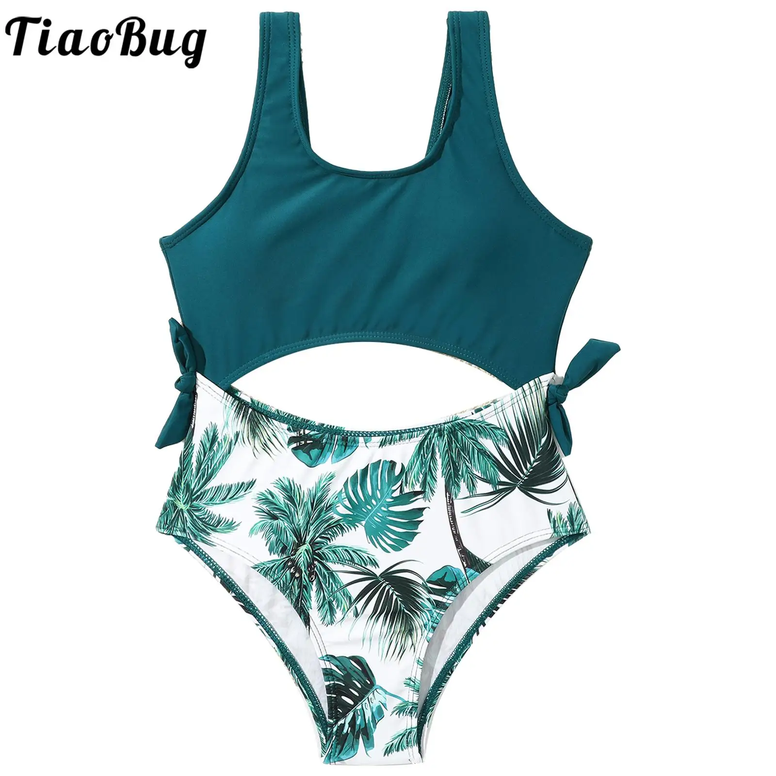 Kids Girls Summer Cute Print One Piece Swimwear Hollow Belly Sleeveless Side Bowknot Cut-out Bathing Suit for Beach Pool Wear
Kids Girls Summer Cute Print One Piece Swimwear Hollow Belly Sleeveless Side Bowknot Cut-out Bathing Suit for Beach Pool Wear