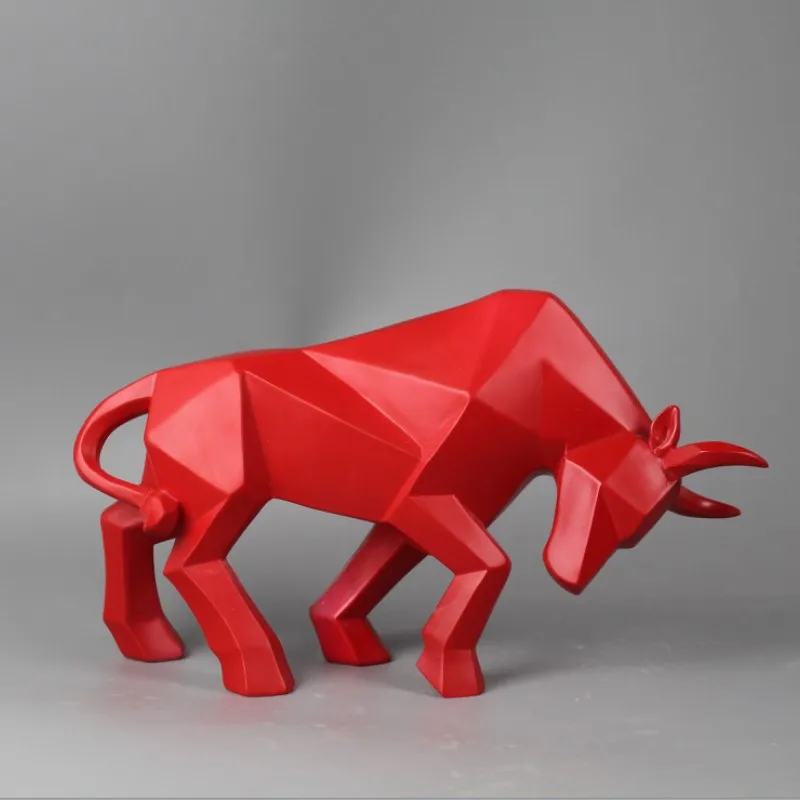 Abstract Bull Statue Geometric Ox Sculpture Home Decor Animal Ornament Office Morden Living Room Interior Decoration Accessories
Abstract Bull Statue Geometric Ox Sculpture Home Decor Animal Ornament Office Morden Living Room Interior Decoration Accessories