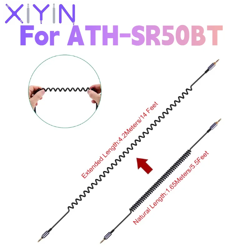 3.5MM To 3.5MM With the 6.35mm Spring Relief Coiled Cable for Audio-Technica ATH-SR50BT Headphones Cables Cords Wire
3.5MM To 3.5MM With the 6.35mm Spring Relief Coiled Cable for Audio-Technica ATH-SR50BT Headphones Cables Cords Wire