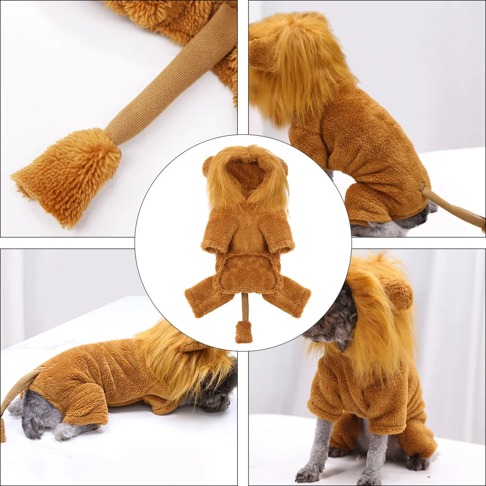 1pc Lion Dog Clothes Dogs Premium Pet Supplies Durable Halloween Christmas Photo Party Wear Dog Clothes Pet Supplies
1pc Lion Dog Clothes Dogs Premium Pet Supplies Durable Halloween Christmas Photo Party Wear Dog Clothes Pet Supplies