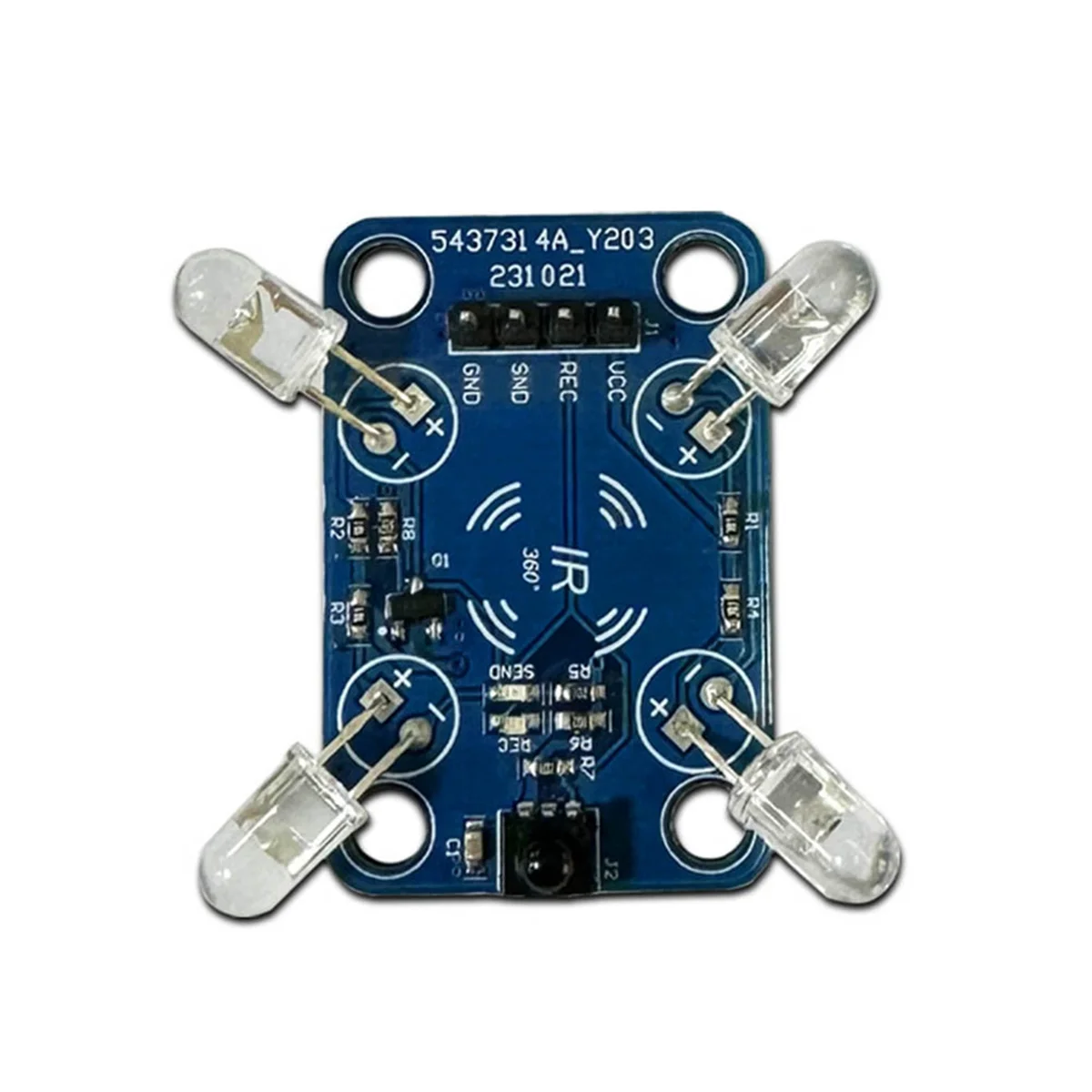 Infrared Transmitter-Receiver 360° Infrared Signal Transmission Without Dead Angle Multi-Functional Convenient Module
Infrared Transmitter-Receiver 360° Infrared Signal Transmission Without Dead Angle Multi-Functional Convenient Module