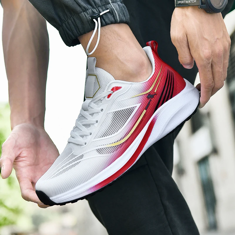 Men's Running Shoes 2026 New Summer Breathable Thin Lightweight Shock Absorption Running Shoes Sporty Casual PU Mesh Rubber
Men's Running Shoes 2026 New Summer Breathable Thin Lightweight Shock Absorption Running Shoes Sporty Casual PU Mesh Rubber