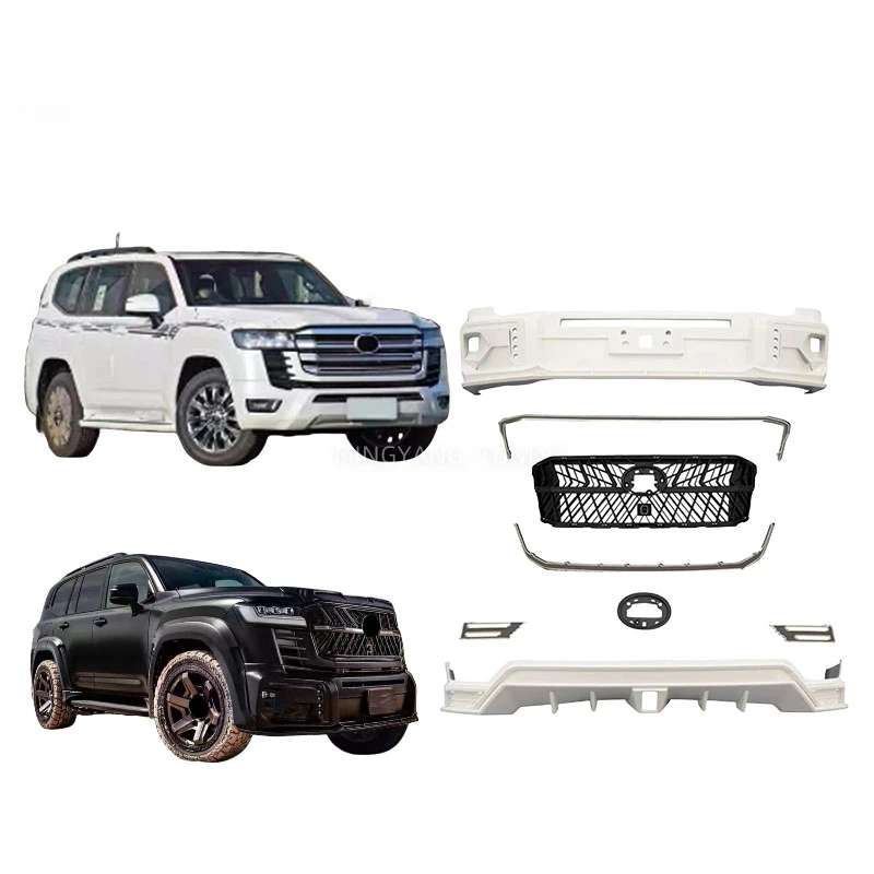 2023 комплект для переоборудования переднего бампера для Toyota Land cruiser Lc300, обновленная модель WD, комплект для корпуса
2023 комплект для переоборудования переднего бампера для Toyota Land cruiser Lc300, обновленная модель WD, комплект для корпуса
