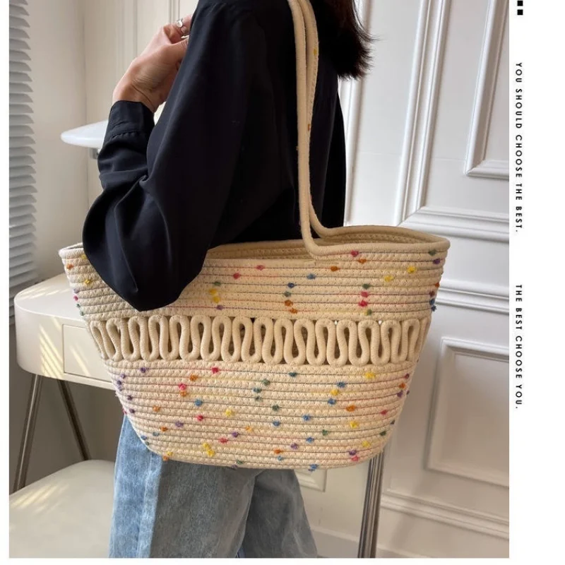 Summer fashion backpack hollow large bag women large capacity shoulder bag summer straw woven basket handbag fashion female luxu
Summer fashion backpack hollow large bag women large capacity shoulder bag summer straw woven basket handbag fashion female luxu