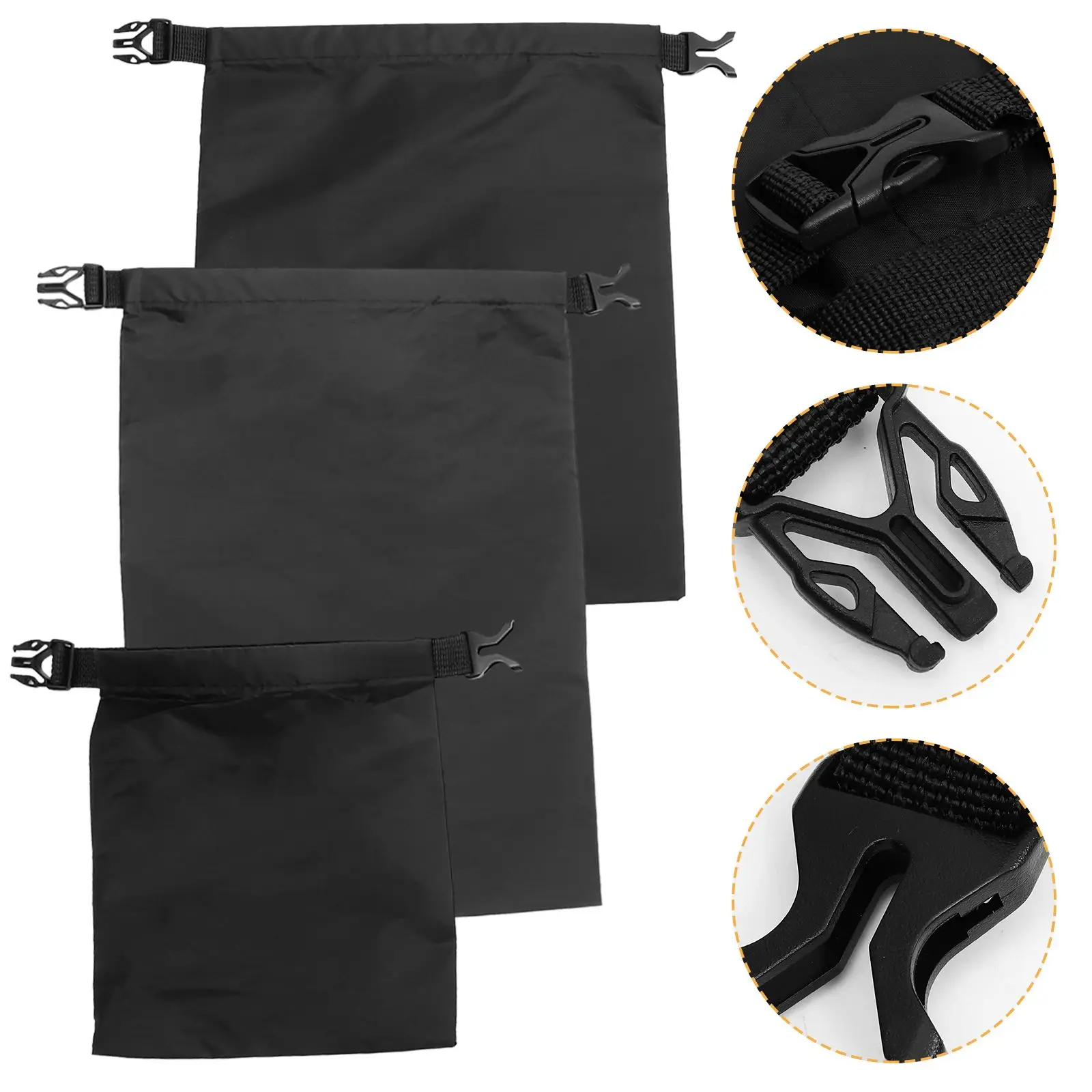 3pcs Waterproof Dry Bag Set 1.5L 2.5L 3.5L Soft Nylon Camping Kayaking Storage Pouches Outdoor Accessories Bags
3pcs Waterproof Dry Bag Set 1.5L 2.5L 3.5L Soft Nylon Camping Kayaking Storage Pouches Outdoor Accessories Bags