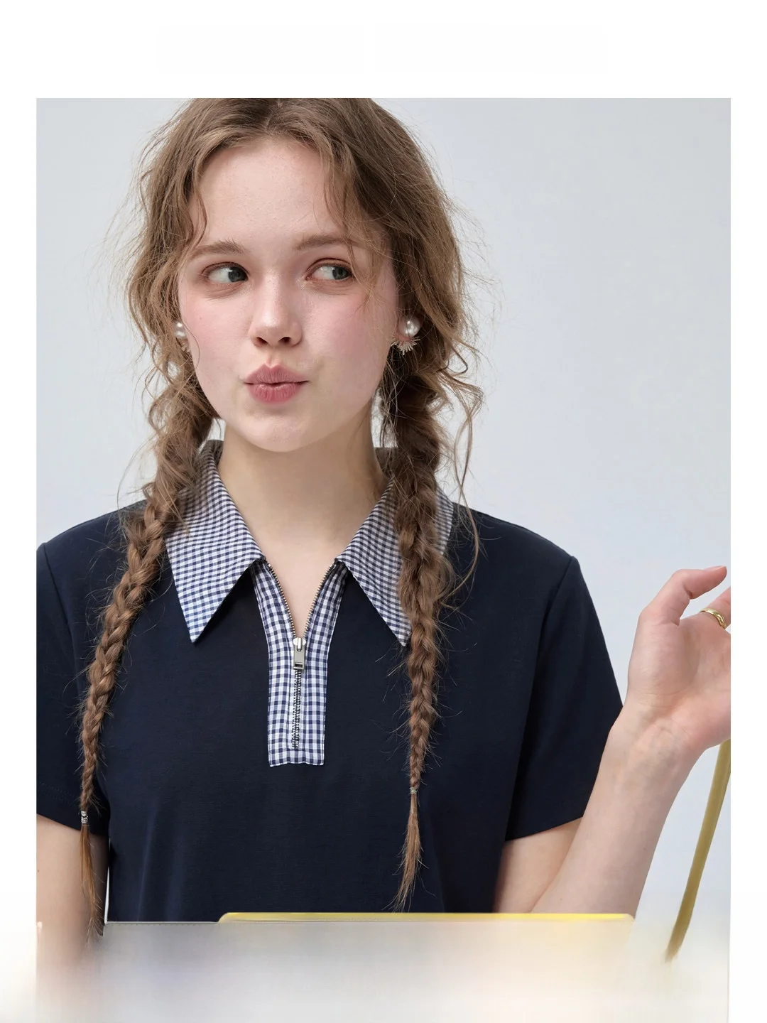 plus Size Women's Shirt Color Block Plaid Short Sleeve Zipper Shoulder T-Shirt Summer Casual Comfortable Breathable Top
plus Size Women's Shirt Color Block Plaid Short Sleeve Zipper Shoulder T-Shirt Summer Casual Comfortable Breathable Top