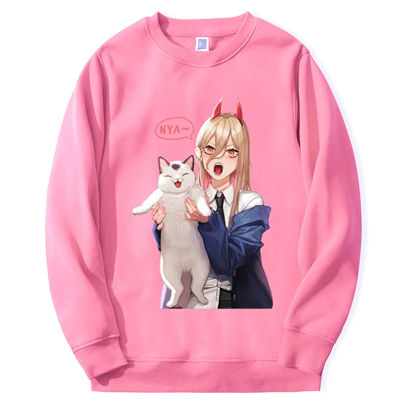 Chainsaw Man Power Sweatshirts Kawaii Graphic Print Japan Manga Cartoon Sports Streetwear Long Sleeve Mens Warm Sportswear
Chainsaw Man Power Sweatshirts Kawaii Graphic Print Japan Manga Cartoon Sports Streetwear Long Sleeve Mens Warm Sportswear