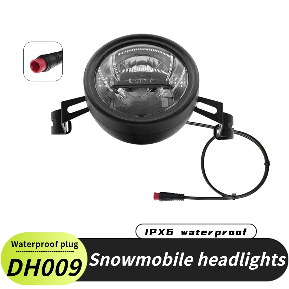Bicycle Lights Electric Bike Front Lamp Snowmobile Modified Headlight 12V-48V External Headlight Waterproof Connector Headlight
Bicycle Lights Electric Bike Front Lamp Snowmobile Modified Headlight 12V-48V External Headlight Waterproof Connector Headlight
