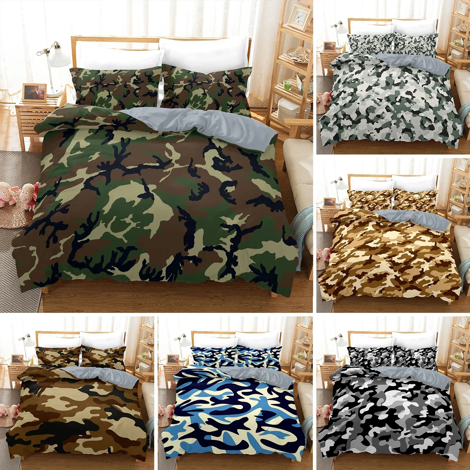 Camo Duvet Cover Set Camouflage Concept Concealment Bedding Set King Size Grey Black Twin Comforter Cover for Kids Teens Adults
Camo Duvet Cover Set Camouflage Concept Concealment Bedding Set King Size Grey Black Twin Comforter Cover for Kids Teens Adults