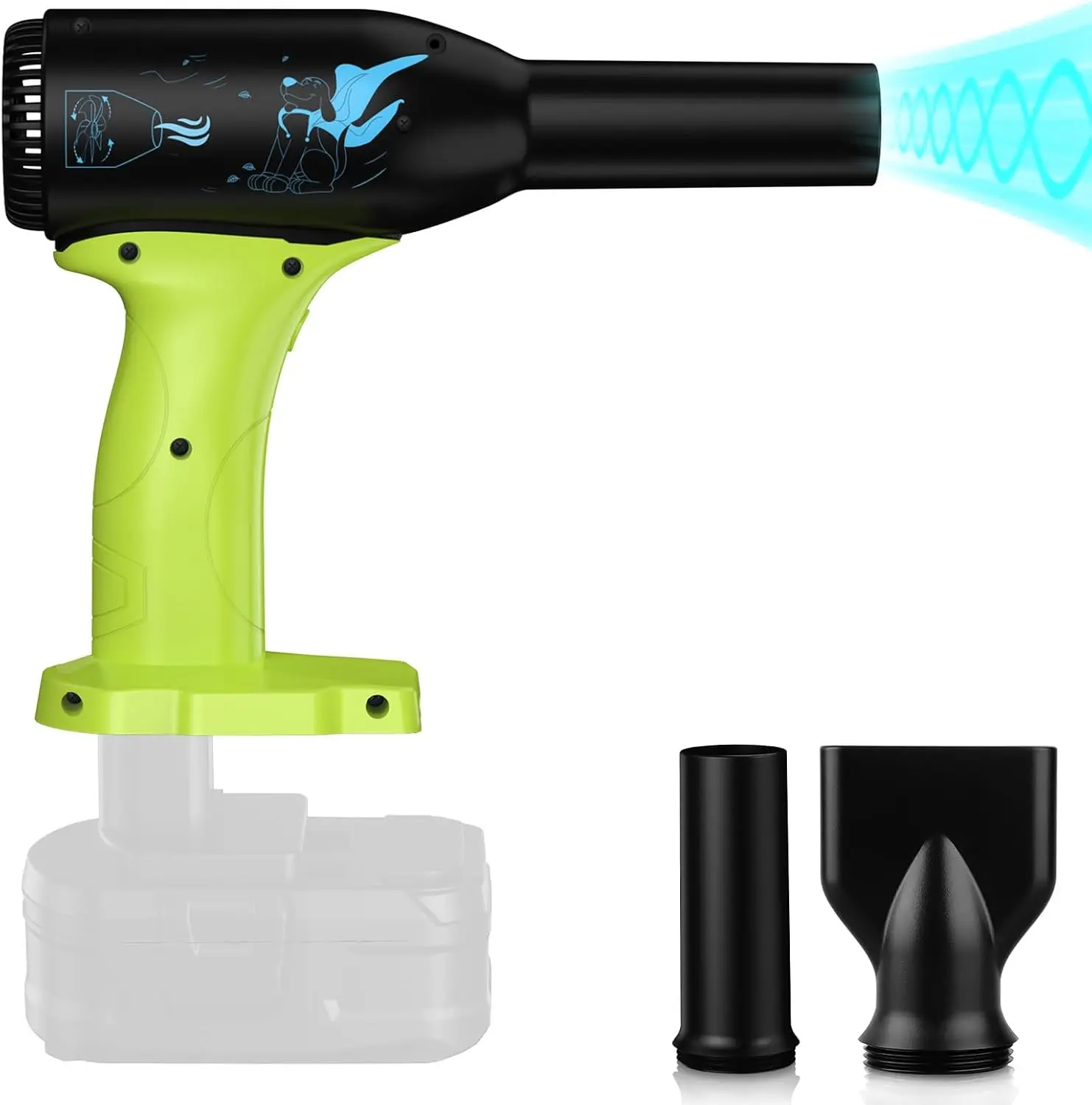 Cordless Turbo Jet Blower for Ryobi 18V ONE+, 90000RPM Mini Dry Blower, No Battery, for Car, Keyboard, Outdoor Use
Cordless Turbo Jet Blower for Ryobi 18V ONE+, 90000RPM Mini Dry Blower, No Battery, for Car, Keyboard, Outdoor Use