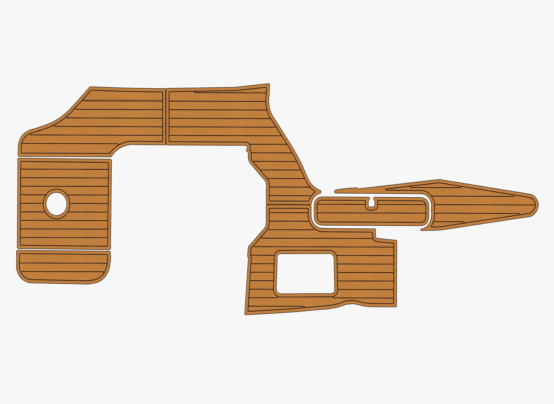 Нескользящий коврик из морского искусственного тикового EVA -2002 Malibu XTI, самоклеящаяся подкладка для палубы лодки 1/4 дюйма (6 мм) для кабины и палубы
Нескользящий коврик из морского искусственного тикового EVA -2002 Malibu XTI, самоклеящаяся подкладка для палубы лодки 1/4 дюйма (6 мм) для кабины и палубы