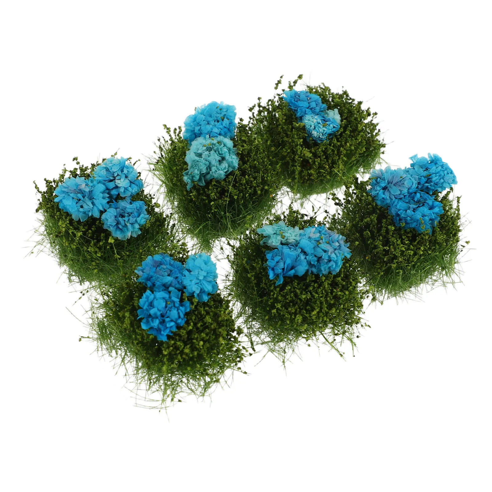 6Pcs Miniature Artificial Flower Cluster Blue Static Scenery Craft Decoration for Garden Diorama Sand Table Railway Scenery
6Pcs Miniature Artificial Flower Cluster Blue Static Scenery Craft Decoration for Garden Diorama Sand Table Railway Scenery