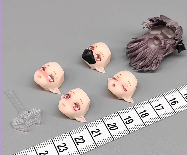 HASUKI PA009 1/12 Scale Head Sculpt Set Model for 6'' Nun 
HASUKI PA009 1/12 Scale Head Sculpt Set Model for 6'' Nun