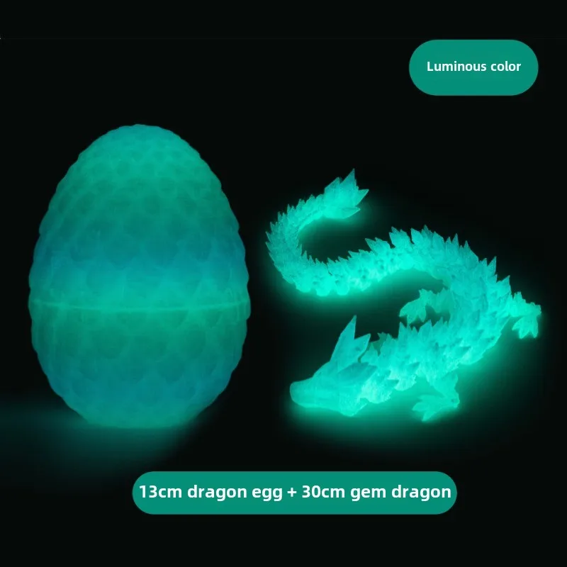 Large Size Laser 3D Printed Gem Articulated Dragon Rotatable Dragon Toy Mystery Dragon Egg Poseable Joints Fidget Surprise Toy
Large Size Laser 3D Printed Gem Articulated Dragon Rotatable Dragon Toy Mystery Dragon Egg Poseable Joints Fidget Surprise Toy