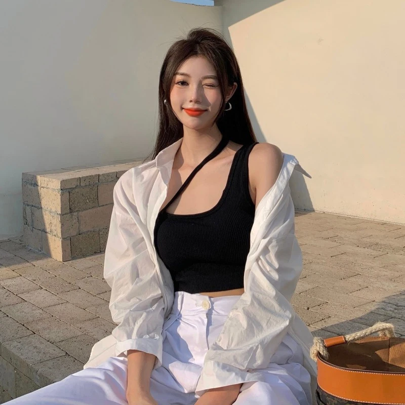 Women's Sexy One Shoulder Sleeveless Crop Tops With Chest Pad Solid Color Asymmetrical Casual Slim Fit Tube Top
Women's Sexy One Shoulder Sleeveless Crop Tops With Chest Pad Solid Color Asymmetrical Casual Slim Fit Tube Top