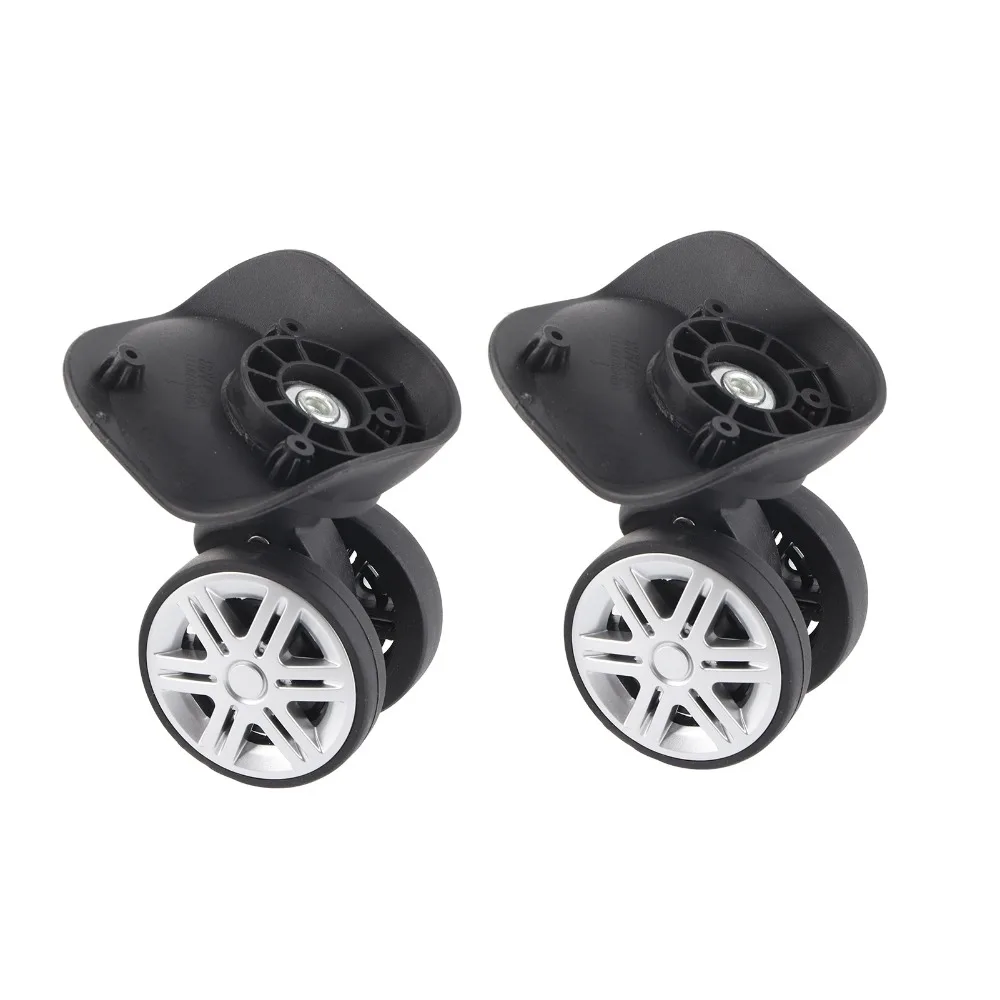 1 Pair Durable Mute Luggage Wheels Double Row 360° Rotation Suitcase Wheels Black Luggage Caster Wheels Suitcase Repair
1 Pair Durable Mute Luggage Wheels Double Row 360° Rotation Suitcase Wheels Black Luggage Caster Wheels Suitcase Repair